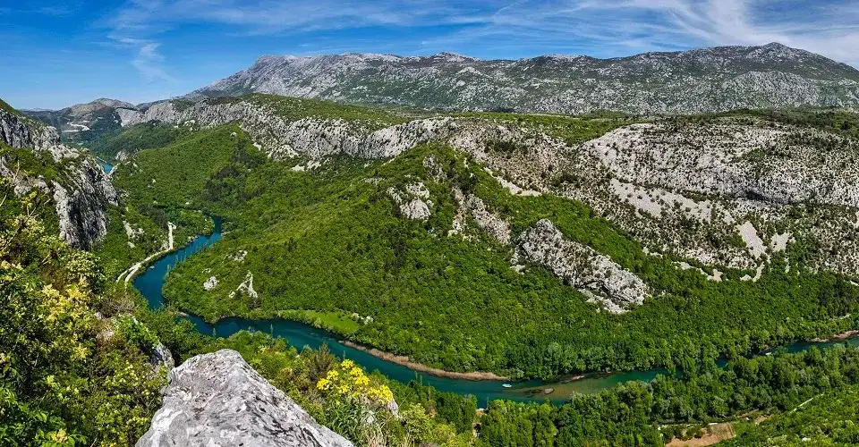 Whitewater Rafting and Ziplining in the Cetina Canyon
