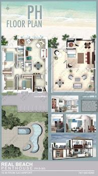 Real Beach Front Luxury Penthouse Villa